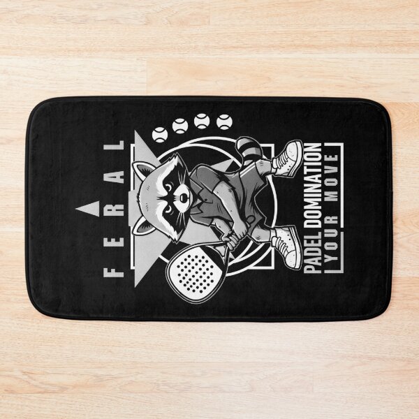 Item preview, Padel Tennis Player Funny Feral Raccoon Animal Domination designed and sold by GrandeDuc.