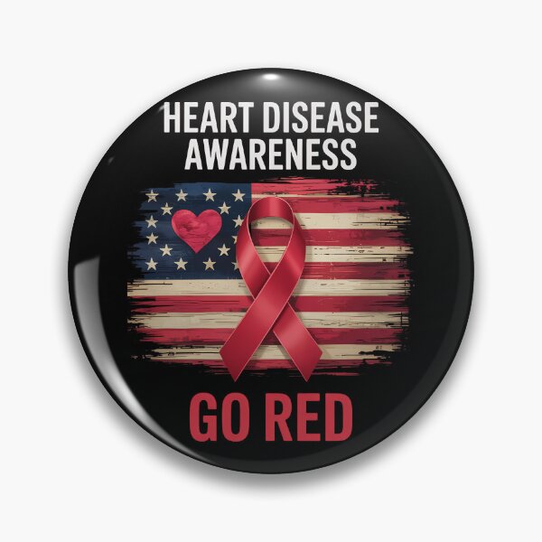 Item preview, Heart Disease Support Flag Heart Disease Awareness designed and sold by lilensgavadur.