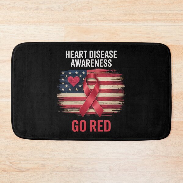 Item preview, Heart Disease Support Flag Heart Disease Awareness designed and sold by lilensgavadur.