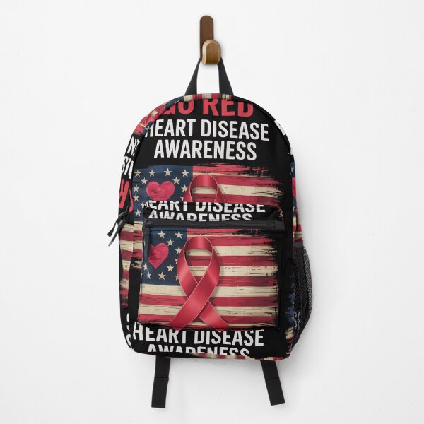 Item preview, Heart Disease Support Flag Heart Disease Awareness designed and sold by lilensgavadur.
