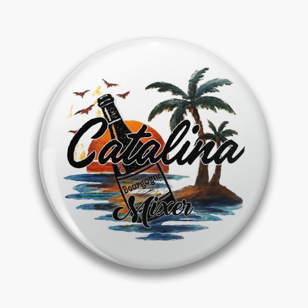 Item preview, Catalina Wine Mixer Sunset Vintage Design designed and sold by phiawdesign9.