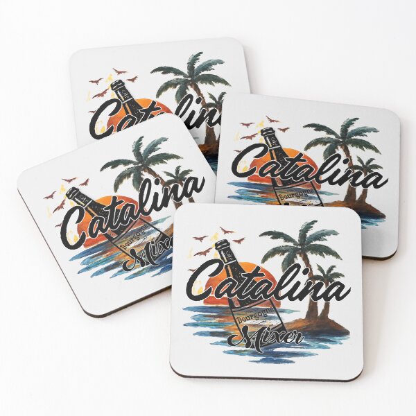 Item preview, Catalina Wine Mixer Sunset Vintage Design designed and sold by phiawdesign9.