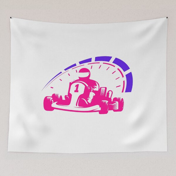 Item preview, Go Kart Racing Speed Art – Motorsport Illustration designed and sold by Ramya designs .
