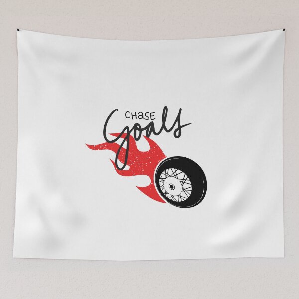 Item preview, Chase Goals – Motorcycle Racing Motivation Design designed and sold by Ramya designs .