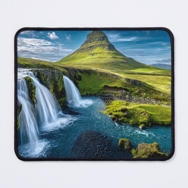 Item preview, Majestic Kirkjufell Mountain and Waterfall in Iceland designed and sold by Artessie.