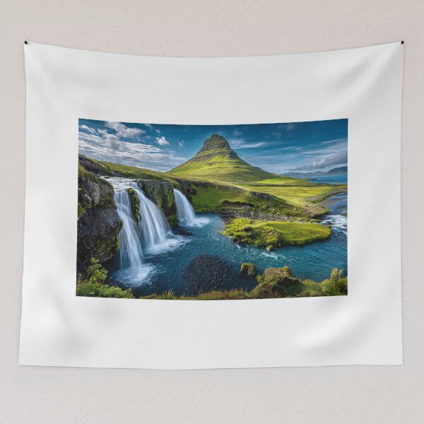 Item preview, Majestic Kirkjufell Mountain and Waterfall in Iceland designed and sold by Artessie.