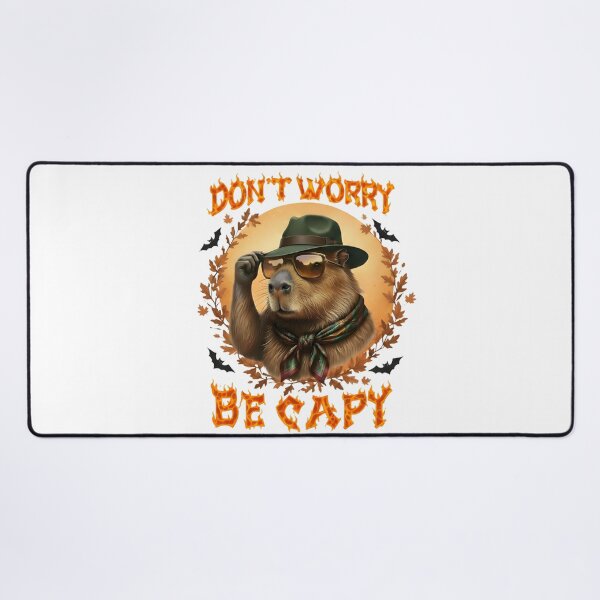 Item preview, Don't Worry Be Capy - Funny Cool Capybara Pun Art designed and sold by Latikshop.