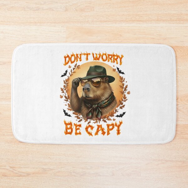 Item preview, Don't Worry Be Capy - Funny Cool Capybara Pun Art designed and sold by Latikshop.