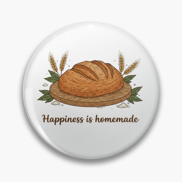 Item preview, Vintage Sourdough Bread Art Happiness is Homemade designed and sold by Dariusz.K.