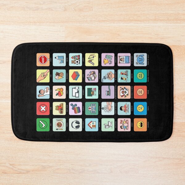 Item preview, French Autism AAC Illustrated Pointing Communication Board Pictograms Visual Icons - Chart 04 - Daily Needs Emotions Routines - Non Verbal Speech Apraxia Neurodiversity Awareness Empowerment designed and sold by Autism in Focus.