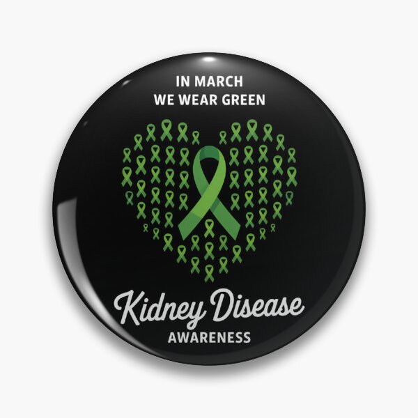 Item preview, In March We Wear Green Kidney Disease Awareness Ribbon designed and sold by lilensgavadur.
