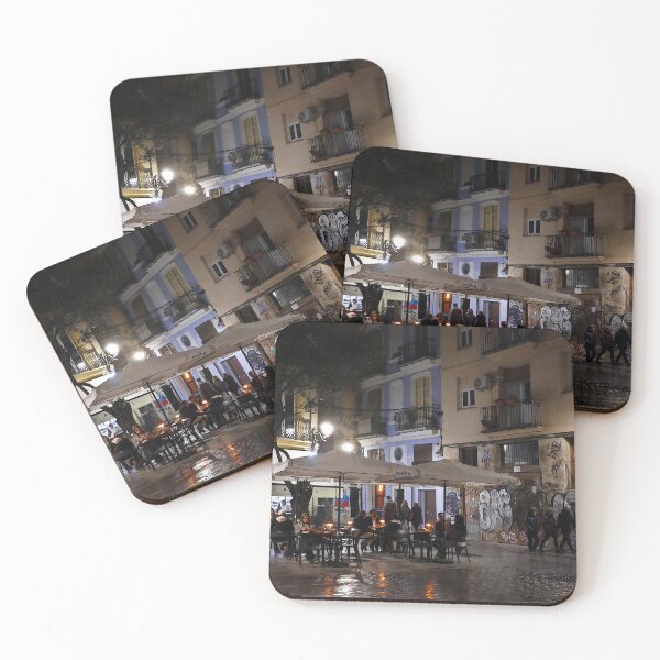 Item preview, Plaza del Arbol at night, Valencia designed and sold by paulboizot.