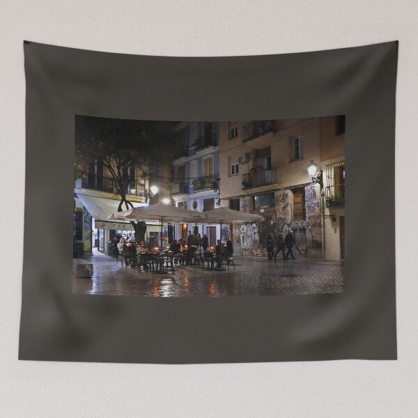 Item preview, Plaza del Arbol at night, Valencia designed and sold by paulboizot.