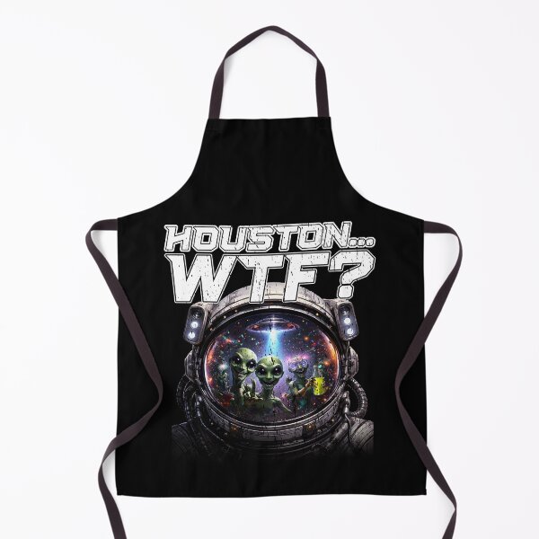 Item preview, HOUSTON... WTF funny space lover space exploration aliens sci fi science fiction fan designed and sold by Jt41.