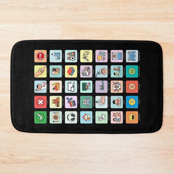 Item preview, German Autism AAC Illustrated Pointing Communication Board Pictograms Visual Icons - Chart 04 - Daily Needs Emotions Routines - Non Verbal Speech Apraxia Neurodiversity Awareness Empowerment designed and sold by Autism in Focus.