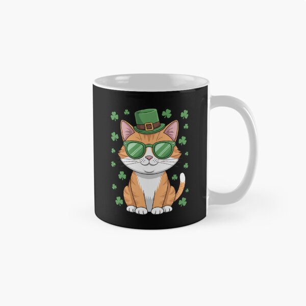 Item preview, Irish Cat St. Patrick_s Day Shamrock Fun designed and sold by lilensgavadur.