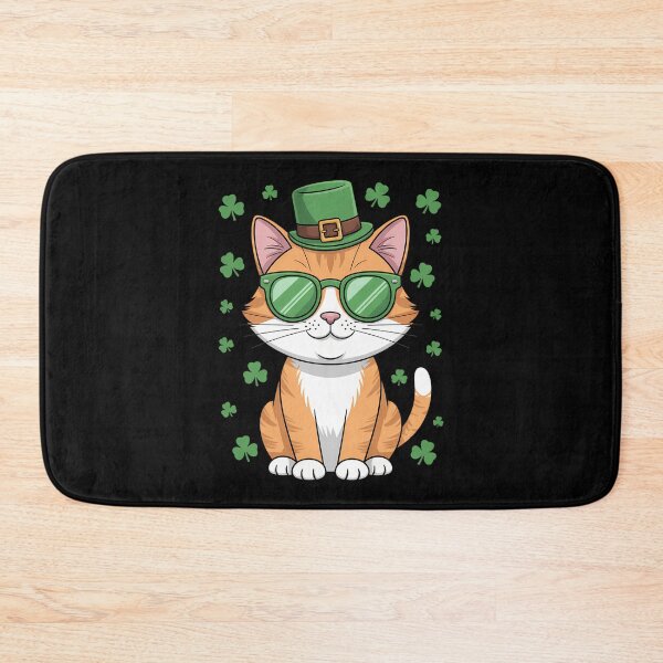 Item preview, Irish Cat St. Patrick_s Day Shamrock Fun designed and sold by lilensgavadur.