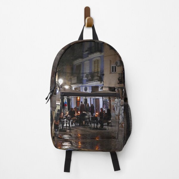 Item preview, Plaza del Arbol at night, Valencia, paint effect designed and sold by paulboizot.
