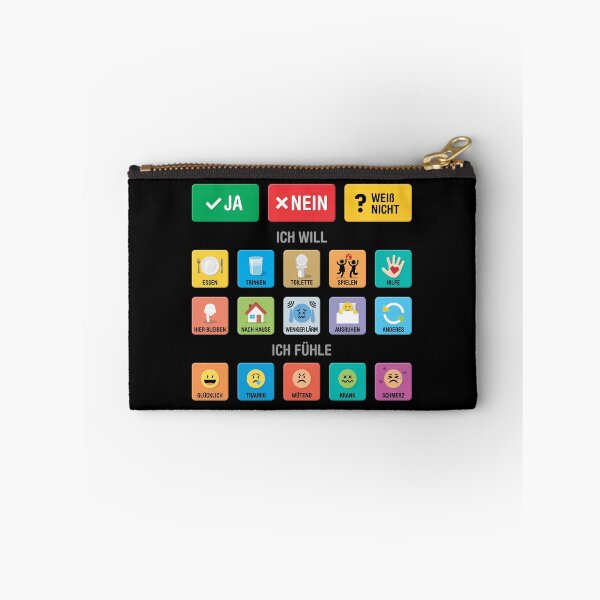 Item preview, German Autism AAC Communication Board with Pictograms, Icons and Symbols - Visual Chart 02 - Non Verbal Apraxia Kids - Daily Needs, Emotions, Sensory Support - Neurodiversity Awareness Tool designed and sold by Autism in Focus.