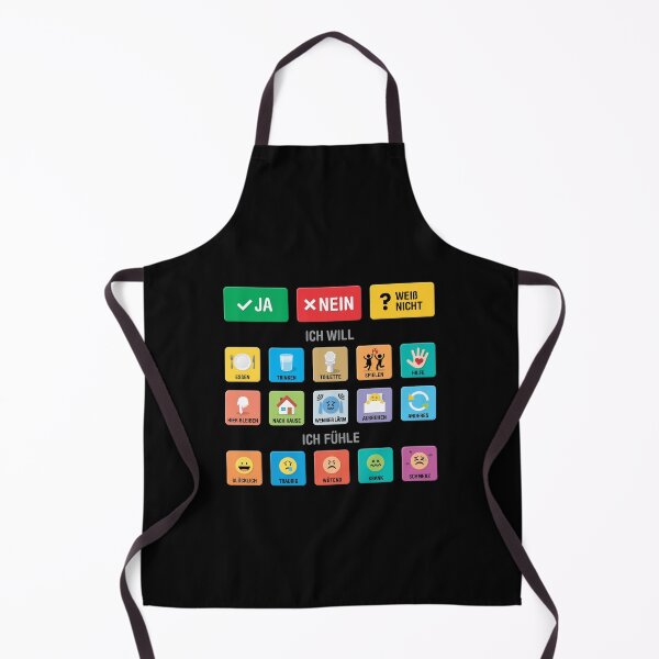 Item preview, German Autism AAC Communication Board with Pictograms, Icons and Symbols - Visual Chart 02 - Non Verbal Apraxia Kids - Daily Needs, Emotions, Sensory Support - Neurodiversity Awareness Tool designed and sold by Autism in Focus.