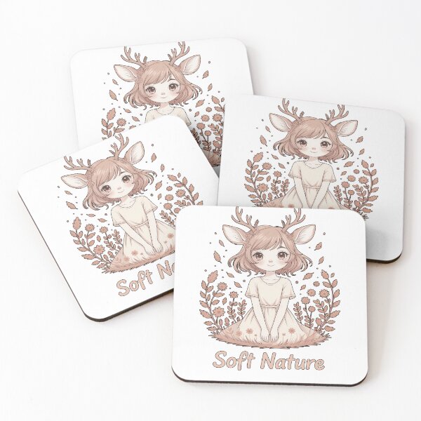 Item preview, Soft Nature Anime Fawngirl Aesthetic designed and sold by MooonTees.