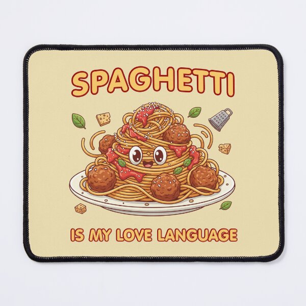 Item preview, Kawaii Spaghetti Love Language Art designed and sold by capricedefille.