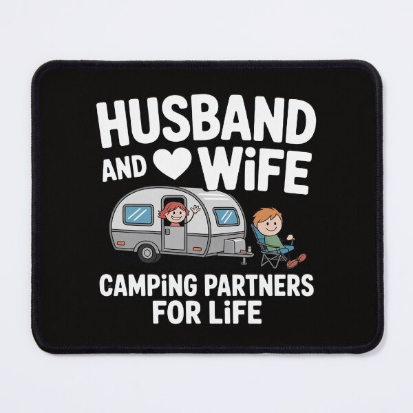Item preview, Cute Husband And Wife Camping Partners For Life Camper designed and sold by BotboutiquePre.