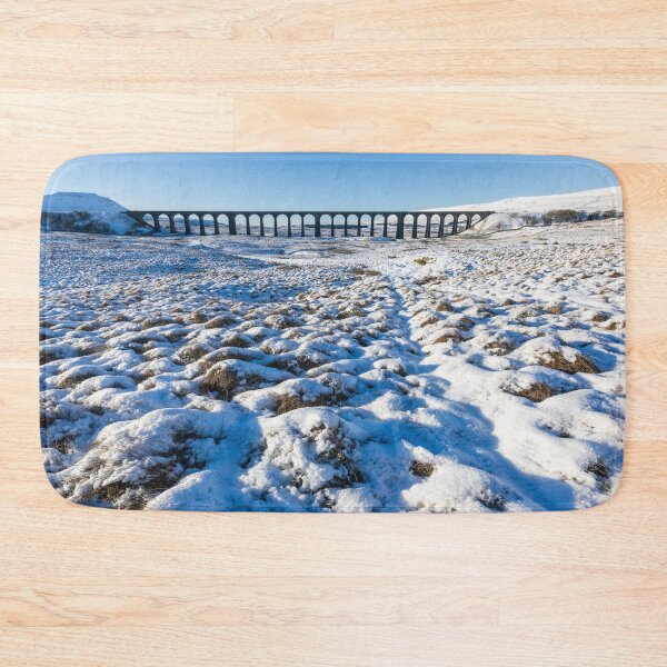 Item preview, Ribblehead Viaduct & Snowy Ingleborough – Sunny Winter Yorkshire Dales designed and sold by Two-Tickets-To.