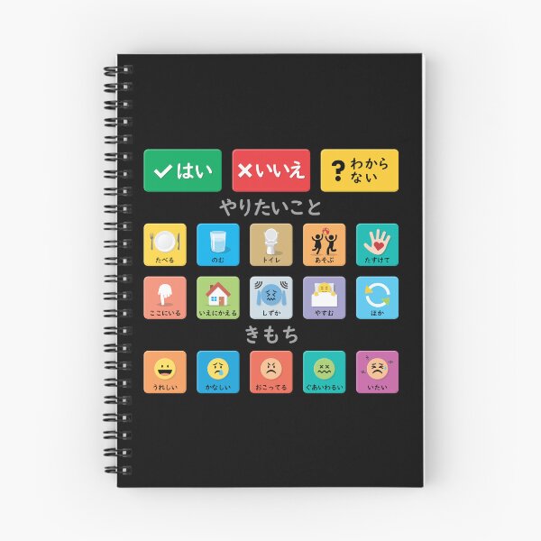 Item preview, Japanese Autism AAC Communication Board with Pictograms, Icons and Symbols - Visual Chart 02 - Non Verbal Apraxia Kids - Daily Needs, Emotions, Sensory Support - Neurodiversity Awareness Tool designed and sold by Autism in Focus.