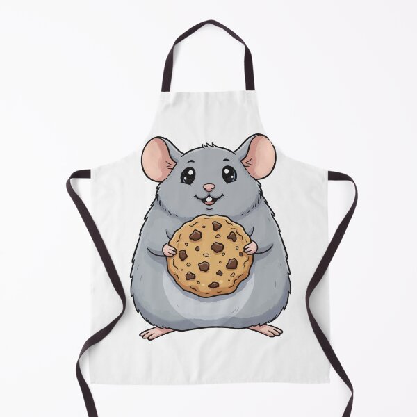Item preview, Cute Dumbo Rat Eating Cookie - Will Work For Snacks designed and sold by Petzzz.