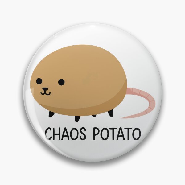 Item preview, Chaos Potato - Funny Fat Rat Round Body designed and sold by Petzzz.