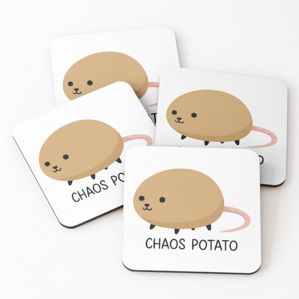 Item preview, Chaos Potato - Funny Fat Rat Round Body designed and sold by Petzzz.