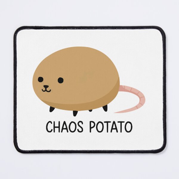 Item preview, Chaos Potato - Funny Fat Rat Round Body designed and sold by Petzzz.