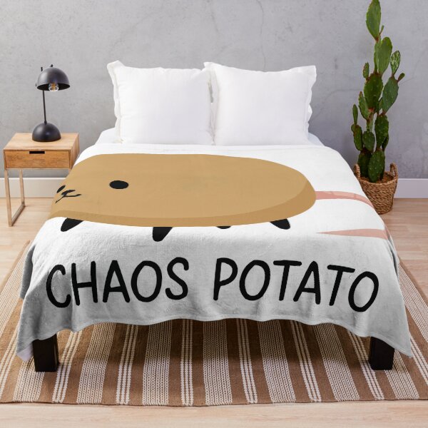 Item preview, Chaos Potato - Funny Fat Rat Round Body designed and sold by Petzzz.