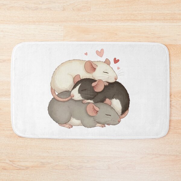 Item preview, Rat Cuddle Puddle - Sleeping Pile of Dumbo Rats designed and sold by Petzzz.