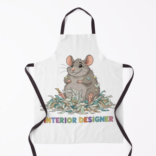 Item preview, Professional Nest Builder - Funny Rat with Paper designed and sold by Petzzz.