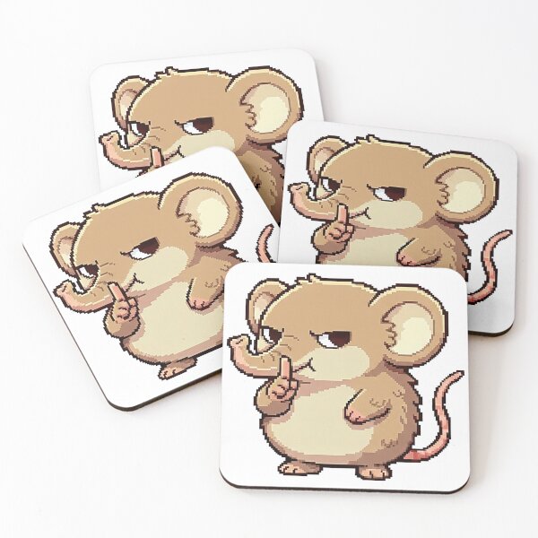 Item preview, It's a secret! Cute baby elephant shrew designed and sold by Virtual-Studio-Geebaki.