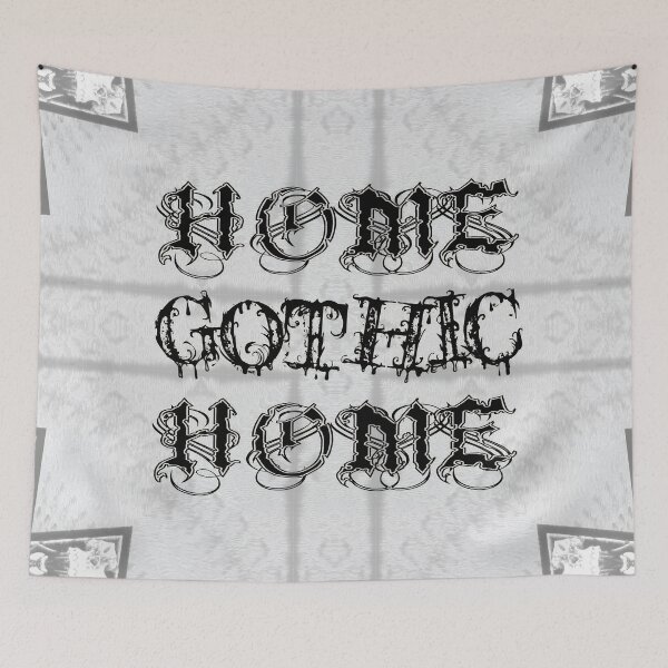 Item preview, Home Gothic Home – Symmetrical Gothic Quote Art designed and sold by cr6zym1nd.