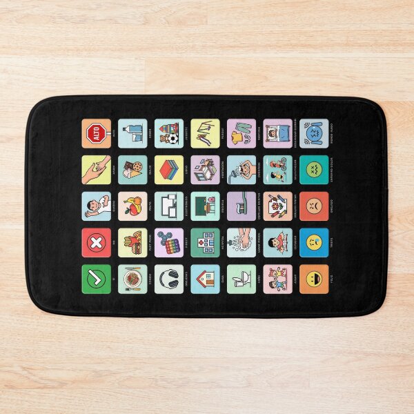 Item preview, Spanish Autism AAC Illustrated Pointing Communication Board Pictograms Visual Icons - Chart 04 - Daily Needs, Emotions, Routines - Non Verbal, Speech Apraxia, Neurodiversity Awareness Empowerment designed and sold by Autism in Focus.