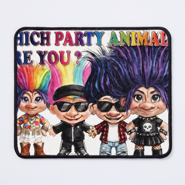 Item preview, Retro Troll Squad - Which Party Animal Are You? designed and sold by Hen-C-Art.