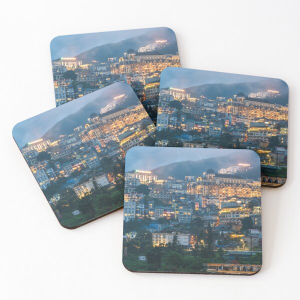 Item preview, Night view of Sapa in the mountains of Vietnam designed and sold by WorldScenery.