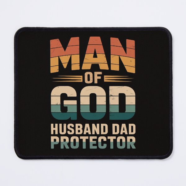 Item preview, Man of God Husband Dad Protector Christian Dad Father's Day designed and sold by silladive.