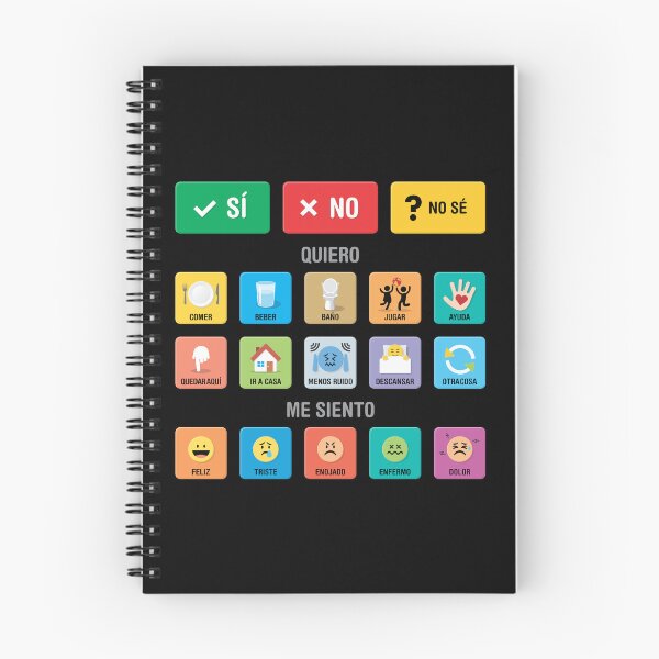 Item preview, Spanish Autism AAC Communication Board with Pictograms, Icons and Symbols - Visual Chart 02 - Non Verbal Apraxia Kids - Daily Needs, Emotions, Sensory Support - Neurodiversity Awareness Tool designed and sold by Autism in Focus.