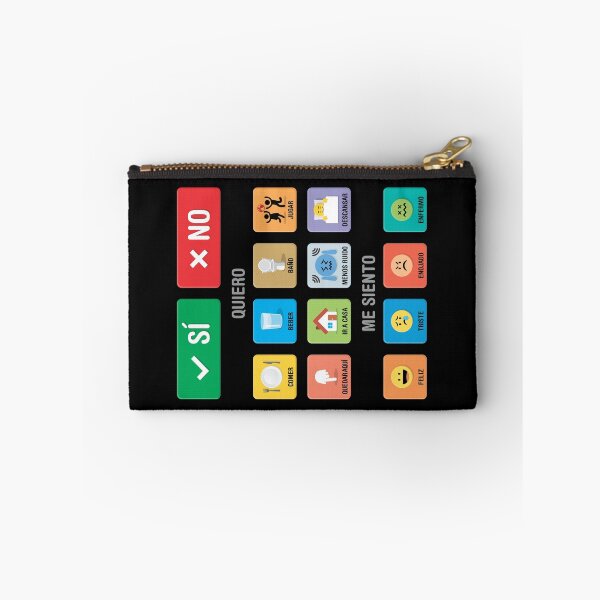 Item preview, Spanish Autism AAC Communication Board Pictograms Symbols Icons - Visual Chart 01 - Speech Apraxia Non Verbal Kids - Empowering Wearable Pointing Interaction System - Neurodiversity Awareness designed and sold by Autism in Focus.