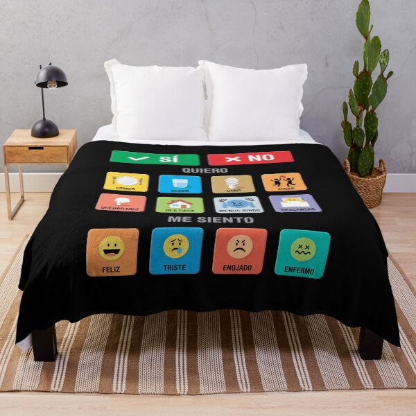 Item preview, Spanish Autism AAC Communication Board Pictograms Symbols Icons - Visual Chart 01 - Speech Apraxia Non Verbal Kids - Empowering Wearable Pointing Interaction System - Neurodiversity Awareness designed and sold by Autism in Focus.