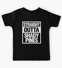 Straight Outta schattige Kiefern Kinder T-Shirt