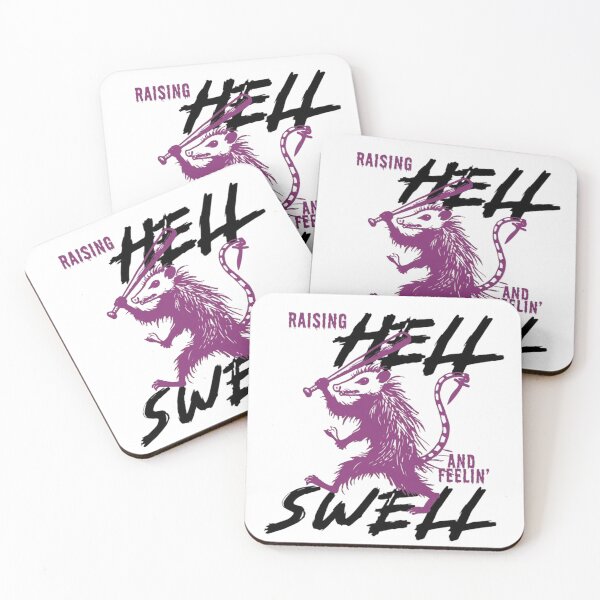 Item preview, Raising Hell and Feelin' Swell Opossum Vintage Retro Graphic designed and sold by JossDesign15.