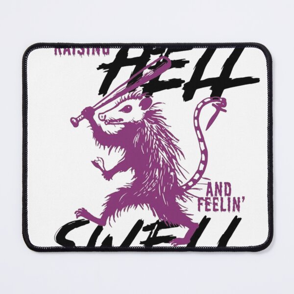 Item preview, Raising Hell and Feelin' Swell Opossum Vintage Retro Graphic designed and sold by JossDesign15.