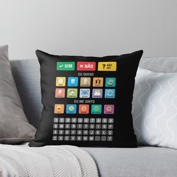 Item preview, Portuguese Portugal Autism AAC Communication Speller Keyboard - Alphabet, Numbers, Letterboard Chart 03 - Non Verbal Kids Speech Apraxia Support - Daily Needs, Emotions, Neurodiversity Awareness designed and sold by Autism in Focus.