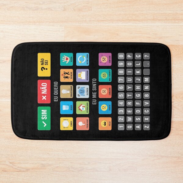 Item preview, Portuguese Portugal Autism AAC Communication Speller Keyboard - Alphabet, Numbers, Letterboard Chart 03 - Non Verbal Kids Speech Apraxia Support - Daily Needs, Emotions, Neurodiversity Awareness designed and sold by Autism in Focus.